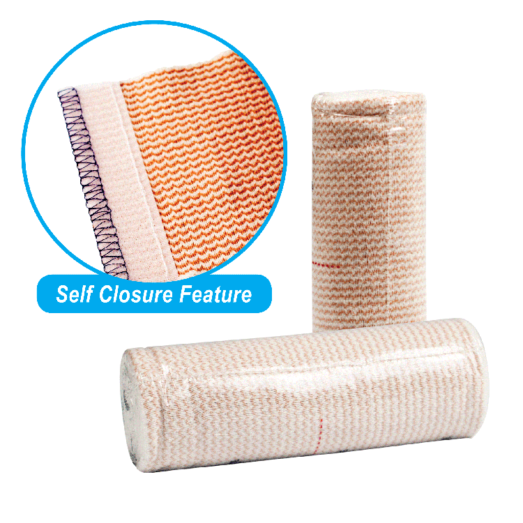 3660 Dynarex® 4` Elastic Bandages with Velcro Self Closure